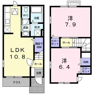 ラック レニイの間取り
