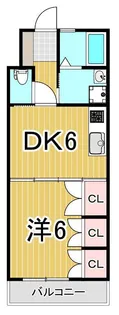 グレイスコート【5階】の間取り
