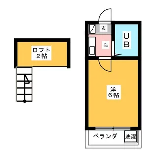 マティアス成田A【2階】の間取り