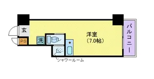 モナークマンション根岸【2階】の間取り