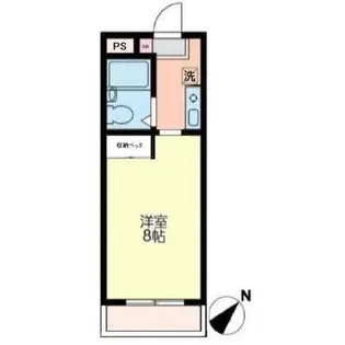 ラヴィエ新宿【3階】の間取り