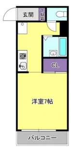 K.K BLD【5階】の間取り