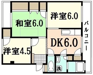 クレールメゾン中須【2階】の間取り