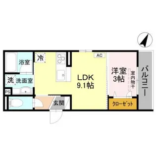 D-Grande弥生E【2階】の間取り