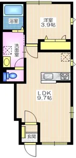 グランシャリオI【1階】の間取り