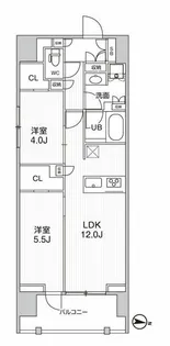 シーズンフラッツ押上フィオーレ【5階】の間取り