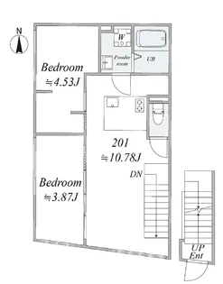 trias171【2階】の間取り