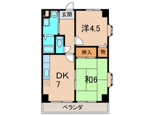 エスポワール伊丹桜ケ丘 II【3階】の間取り