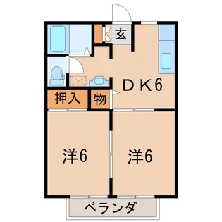 レミングハウス【2階】の間取り