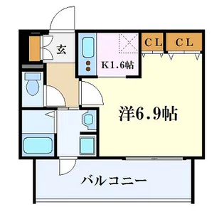 プレサンス金山グリーンパークス【13階】の間取り