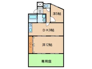 鉄村マンション S棟の間取り