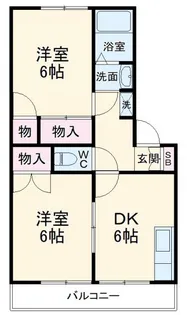 ファミール川戸【2階】の間取り