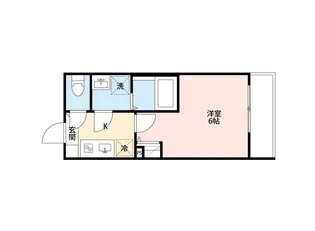 Crecia五香南【3階】の間取り