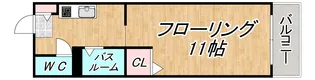 シャトーK安部山 A棟【1階】の間取り