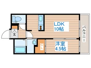 Grand E terna北大前I【10階】の間取り