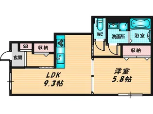 メゾンルル【1階】の間取り