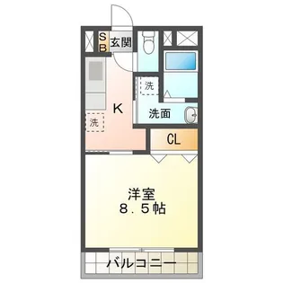 HIGH JUMP【1階】の間取り