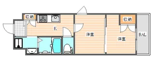 CLUB ORIENT No.105【12階】の間取り
