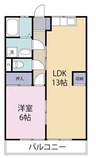 イーハトーブ川越【1階】の間取り
