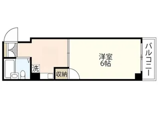 中高下ビル【4階】の間取り