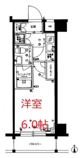 スカイコート品川パークサイドII【2階】の間取り