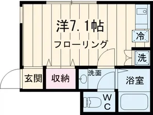 サンコート千歳烏山【1階】の間取り