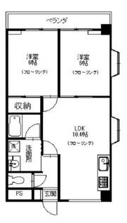 糟谷ビル南街【3階】の間取り