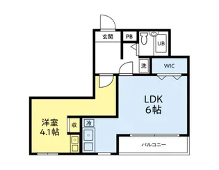 ハイライフ恵比寿【10階】の間取り