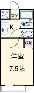 フレグランス花泉【2階】の間取り