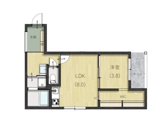 Lien小山【3階】の間取り