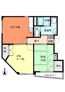 今津ビル【2階】の間取り