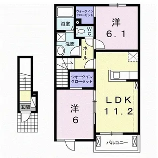 一丁目館【2階】の間取り