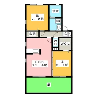 ロイヤルガーデンA【1階】の間取り