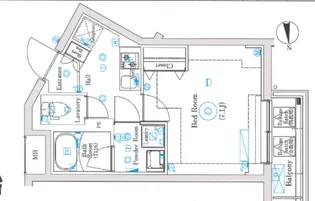 MINDお花茶屋【4階】の間取り