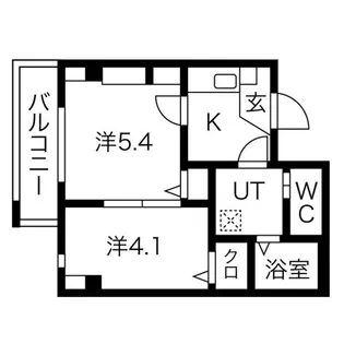 エヌエムキャラントキャトフ【3階】の間取り