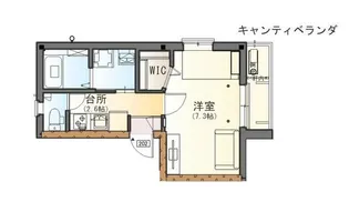 エスポワール富喜【2階】の間取り