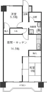 朝日プラザ偕楽園【11階】の間取り