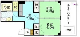 シティパーク京橋【3階】の間取り