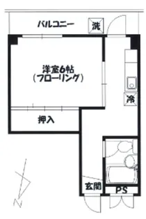 ベルメゾン町屋【2階】の間取り