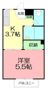 宮前ユーハイツ【2階】の間取り
