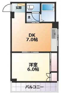 Route 16 Seiwa【2階】の間取り