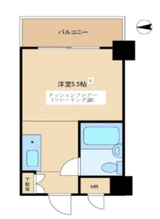 グローリア初穂武蔵境【4階】の間取り