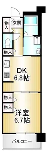 サンラフレ出来島【5階】の間取り