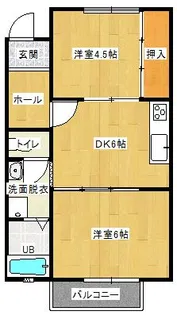 ハウス敬II【1階】の間取り