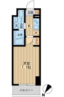 HF関内レジデンス【5階】の間取り