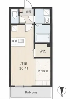 Best Stage Cabin Hikawa-cho【1階】の間取り