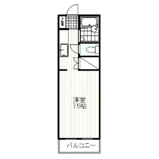 エステイト大場【1階】の間取り