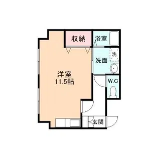 岩田第2コーポ【1階】の間取り
