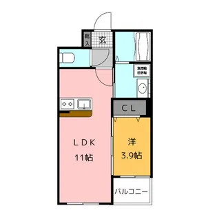 Park Terrace OHASHI【4階】の間取り