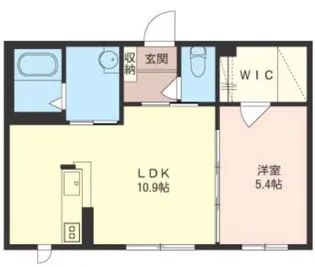 フェリシアB【1階】の間取り